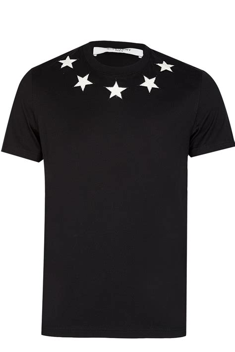 givenchy shirt with stars|givenchy signature t shirt.